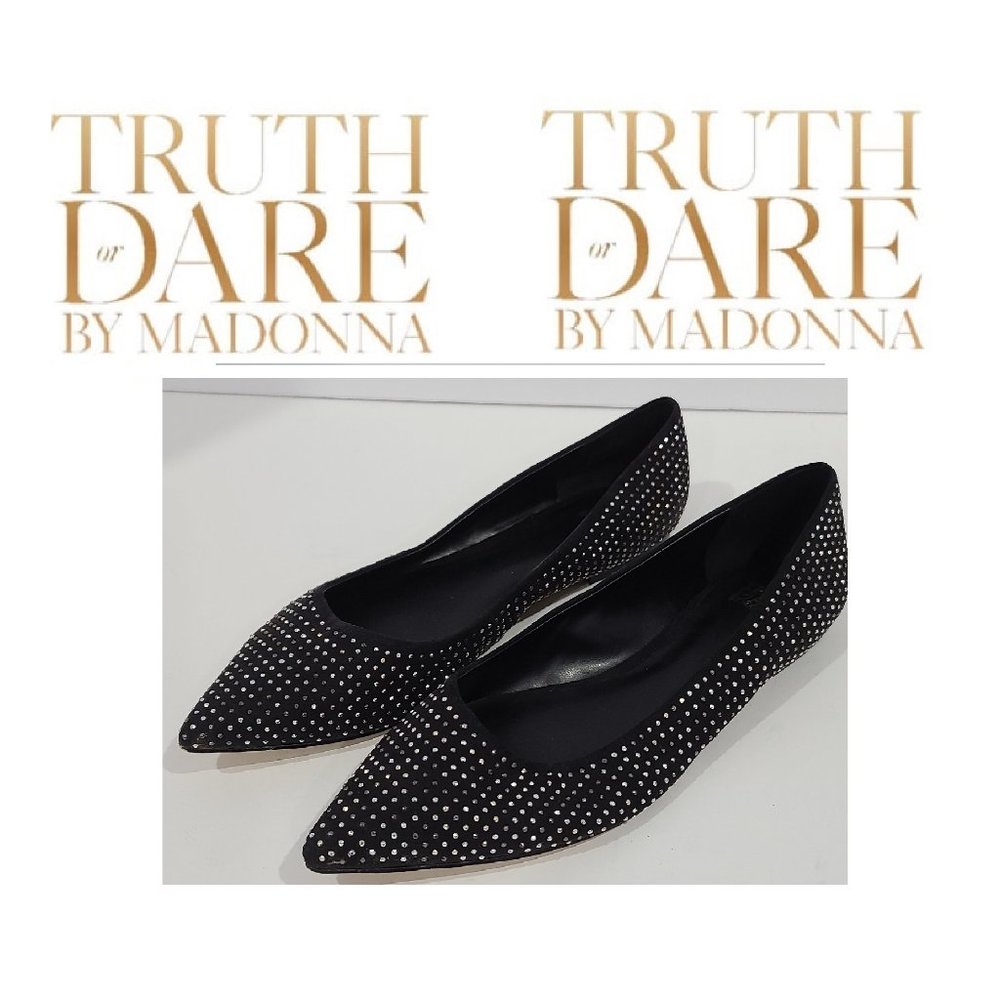 NEW ✅Truth or Dare by Madonna: Stunning Stud Flat Dress Shoe 8.5M ✨ BRAND NEW